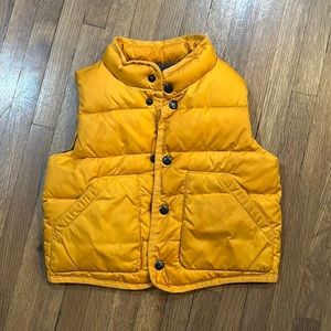 Baby Gap Yellow Puffer Vest 18-24 months